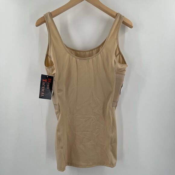 I.S.PRO TACTICAL INSTA SLIM Tank Top Size Extra Large Holder Scoop Nude NWT - Picture 2 of 9